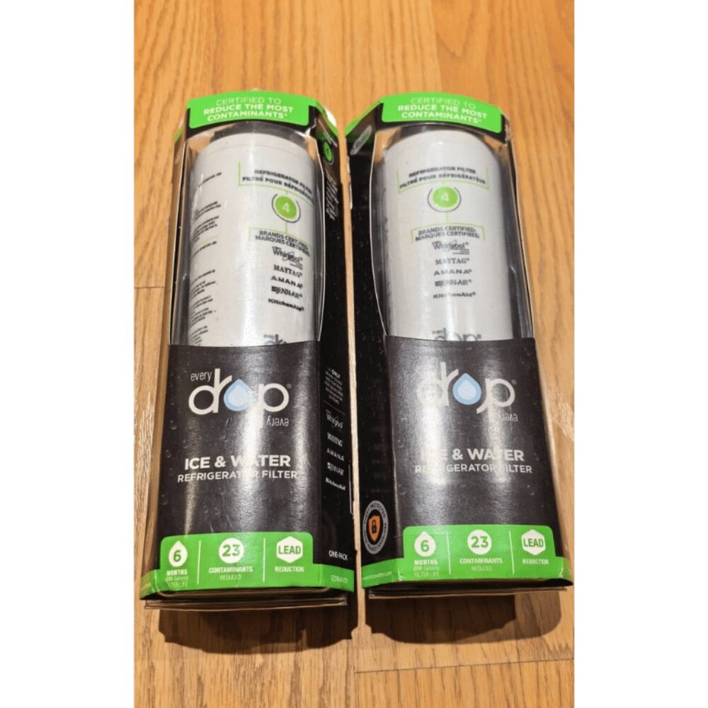 2 Pack EveryDrop Ice and Refrigerator Water Filter 4